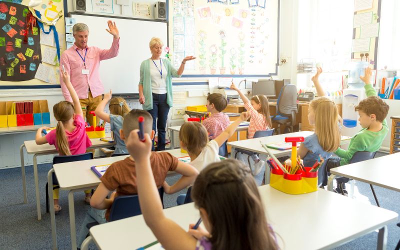 Look at a school classroom where Indoor Air Quality can impact cognitive performance for students.