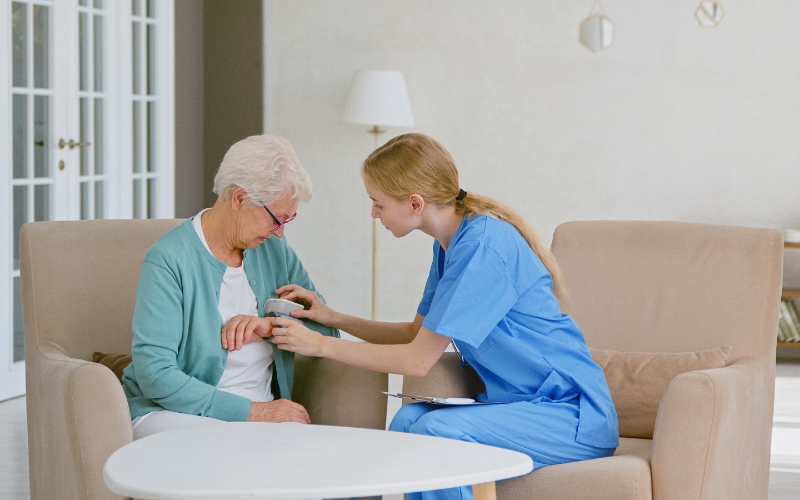 A long-term care facility where indoor air is vital.
