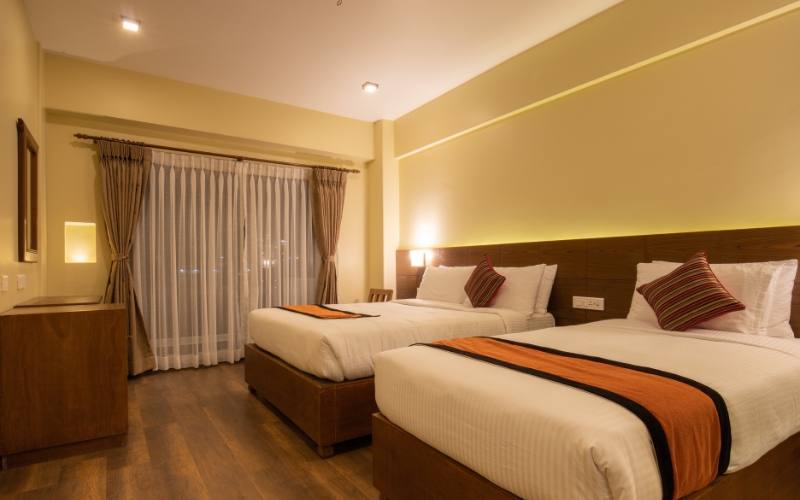 Hotel Room where Indoor Air Quality is paramount