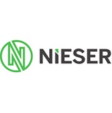 NIESER logo: green circular monogram to the left and 'NIESER' in bold black type to the right.
