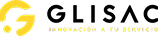 Logo featuring a yellow abstract question-mark icon and the tagline 'Innovación a tu servicio' in yellow on a dark background.