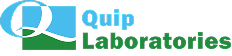 Quip Laboratories logo with a teal-and-blue circular emblem and the words 'Quip Laboratories'.