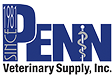 Penn Veterinary Supply, Inc. logo with a large blue 'PENN' and vertical 'VETERINARY SUPPLY INC' on the left.